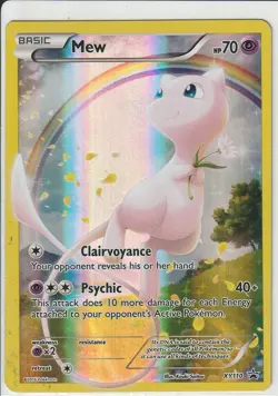 Pokemon TCG - Mew XY110 - Black Star Promo Card - MP - Image 1