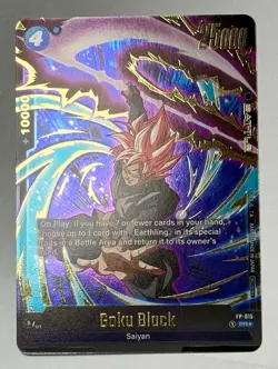 Goku Black FP-015 Tournament Gold Promo Dragon Ball Fusion Selection Pack 1 Card - Image 1