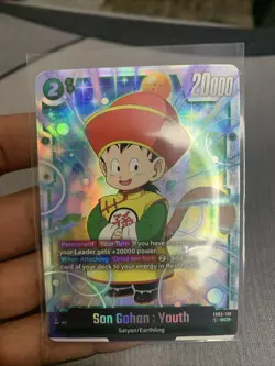 Fusion World Raging Roar Son Gohan Youth FB03-139 SCR Dragon Ball Super Card NM - Image 1