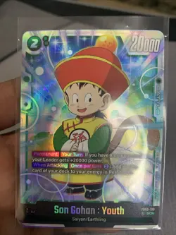Fusion World Raging Roar Son Gohan Youth FB03-139 SCR Dragon Ball Super Card NM - Image 3