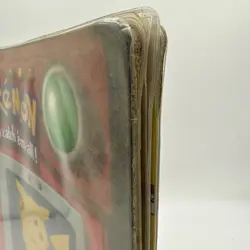 Vintage Pokemon Card Binder Thunder Wave Electric Pikachu Nintendo 1998 - Image 3