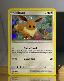 Eevee - SM184 - Pokemon Sun & Moon Promo Holo Rare Card TCG 2019 - NM - Image 2