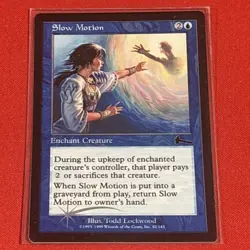 1 x Slow Motion Foil Urza's Legacy MTG Magic the Gathering NM - Image 1