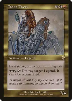 Tsabo Tavoc Invasion HP MTG - Image 1