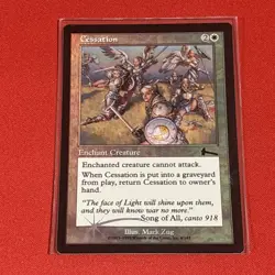 MTG: Cessation FOIL Urza's Legacy #4 Common NM/MT - Image 1