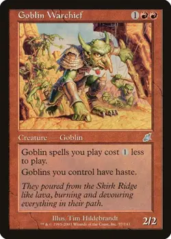 Goblin Warchief Scourge HP MTG - Image 1
