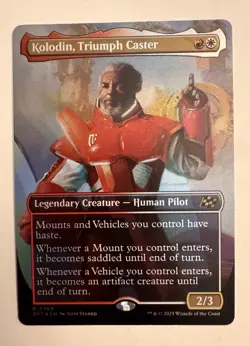 Kolodin, Triumph Caster (Borderless) Foil R Aetherdrift 364 MTG - Image 1