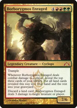 Borborygmos Enraged - Foil Gatecrash LP MTG - Image 1
