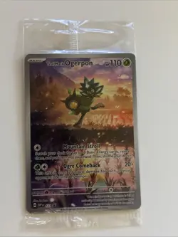 Teal Mask Ogerpon 123 Sv: Scarlet & Violet Promo Cards Holo Sealed - Image 3