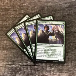 MTG 4x Servant of the Scale x4 LP Dragons of Tarkir - Image 1