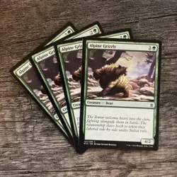 MTG 4x Alpine Grizzly x4 LP Khans of Tarkir - Image 1