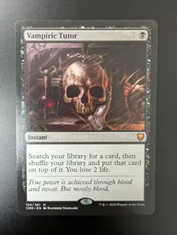 Vampiric Tutor Commander Legends Mythic Rare Magic The Gathering NM - Image 1
