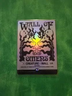 Wall Of Omens Rainbow Foil Secret Lair MTG NM - Image 1