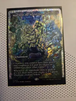 March of the World Ooze (Showcase) Aetherdrift Fracture Foil - Image 1