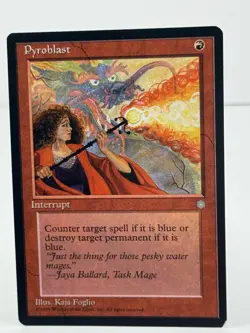 MTG**Pyroblast** Ice Age Regular**LP**Vintage Magic the Gathering - Image 1