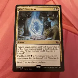x1 Can't Stay Away MTG 213/277 RARE NM - Image 1