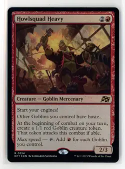 MtG DFT Howlsquad Heavy #134 FOIL - Image 1
