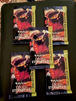 Magic The Gathering : Edge of Eternities Collector Booster Pack x5 sealed - Image 1