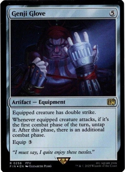 1x - Genji Glove - FOIL - Final Fantasy FIN - NM MTG - Image 1