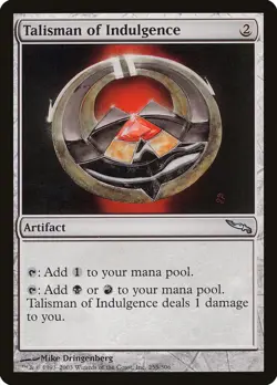Talisman of Indulgence MTG NM mirrodin artifact - Image 1