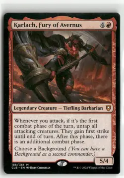 Karlach, Fury of Avernus Baldur's Gate MTG NM - Image 1