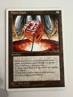 Mana Vault MTG Core Set 4th Edition Regular moderate play - Image 1