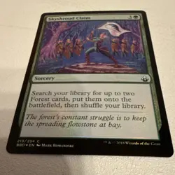 Wizards of the Coast MTG Skyshroud Claim Battlebond Foil Common Green 213 Roman… - Image 2