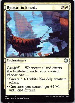 Magic the Gathering Retreat to Emeria Zendikar Rising Commander MTG Free Ship! - Image 1