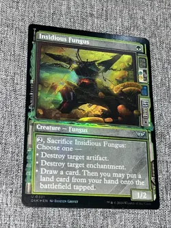 MTG Duskmourn *FOIL* SHOWCASE U Insidious Fungus #0321 NM - Image 1