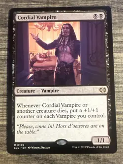 Cordial Vampire - 189 - NM - Commander: The Lost Caverns of Ixalan - MTG - Image 1