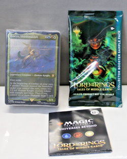 MAGIC THE GATHERING UNIVERSES BEYON LORD OF THE RINGS COMMANDER DECK & BONUS PAC - Image 1