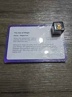 MTG MagicCon Black Lotus VIP Planar Dice And Very Rare Unopened Planeschase Kit - Image 2