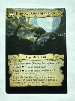MTG * GROWING RITES OF ITLIMOC CRADLE * ALTERED Hand Painted * Ixalan * MAGIC - Image 2