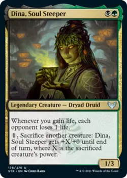 Dina, Soul Steeper x4 - Strixhaven: School of Mages - NM-Mint, English - Strixha - Image 1