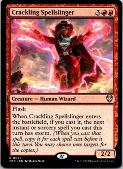 Magic the Gathering Crackling Spellslinger Outlaws of Thunder Junction Commander - Image 1