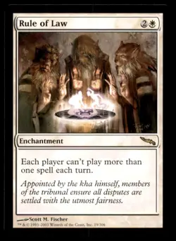 MTG Rule of Law LP Light Play Mirrodin [4724] - Image 1