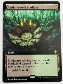 MTG Undergrowth Stadium Extended Art - CMR Commander Legends NM - Image 1