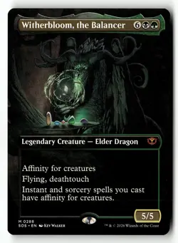 Witherbloom, the Balancer (Borderless) 288 Secrets of Strixhaven MTG NM - Image 1
