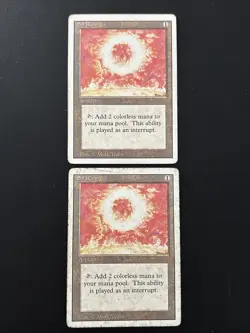 2x Sol Ring - 3rd Edition / Revised MTG Magic MP HP - Image 1