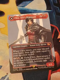 Clive, Ifrit's Dominant (Borderless) M 0385 MTG Final Fantasy Reg Mythic Rare! - Image 1
