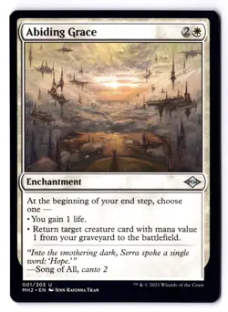 Abiding Grace NM* Modern Horizons 2 ENGLISH 001/303 mtg -UnltdCards - Image 1