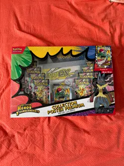 coffret poster pokemon heros transcendants Mega Lucario neuf scelle - Image 1