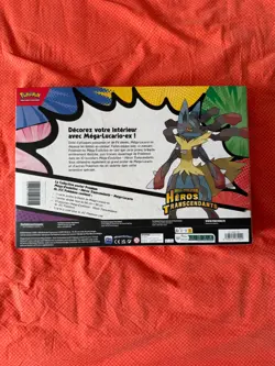 coffret poster pokemon heros transcendants Mega Lucario neuf scelle - Image 3