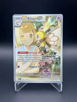 Pokemon TCG Lillies Ribombee 164/159 Illustration Rare ✨PACK FRESH - Image 1