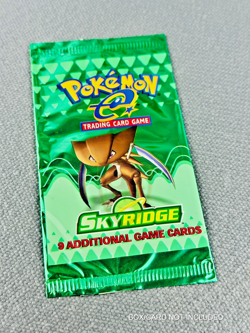 Pokemon SKYRIDGE Kabutops Booster pack aperta/vuota Holo WOTC - Image 1
