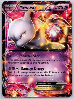 Mewtwo EX XY107 Holo Promo XY Promo Pokemon NM - Image 1