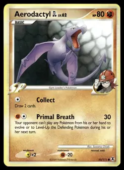 AERODACTYL GL - 55/111 Common Rising Rivals Pokemon MP - Image 1