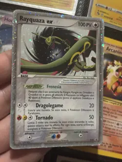 Rayquaza Promo 039 Rara Holo Con Swirl Carta Pokemon Ita Condizioni Poor Played - Image 2