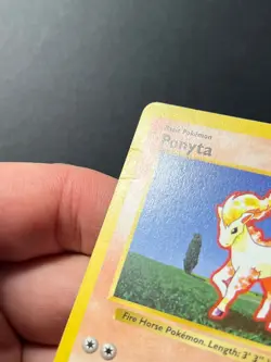 Ponyta 60/102 Shadowless Base Set - Pokemon Card WOTC MP - Image 3