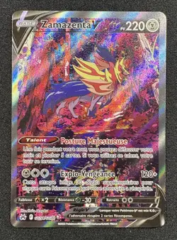 Carte Pokemon : Zamazenta V Alternatif 2023 Zenith Supreme GG54/GG70 Exc+ 🇫🇷 - Image 1